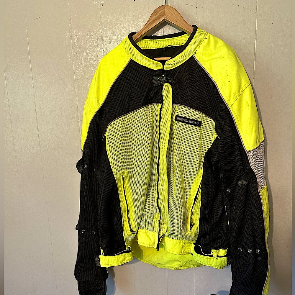 Field sheer motor bike jacket
